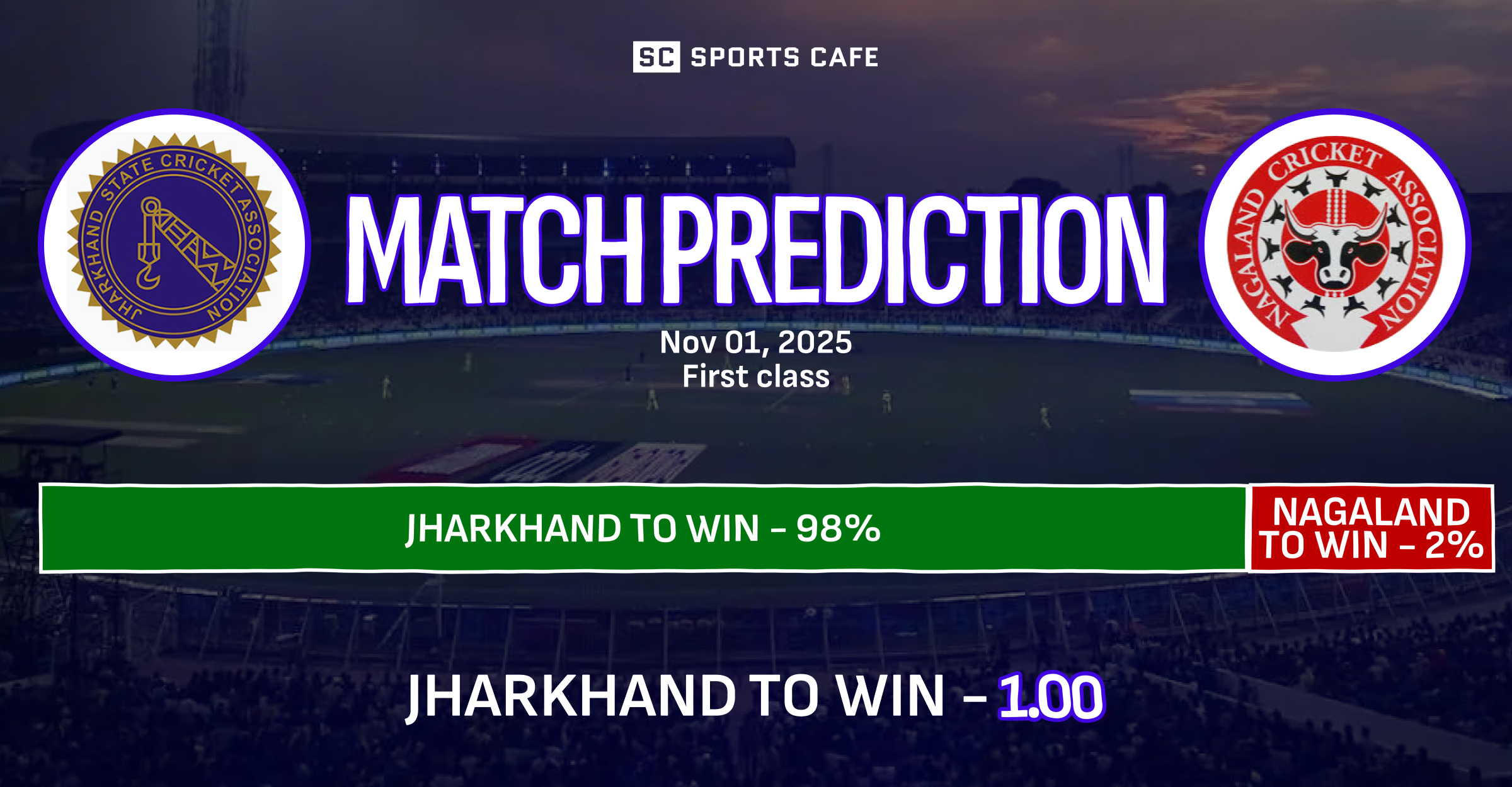Jharkhand vs Nagaland